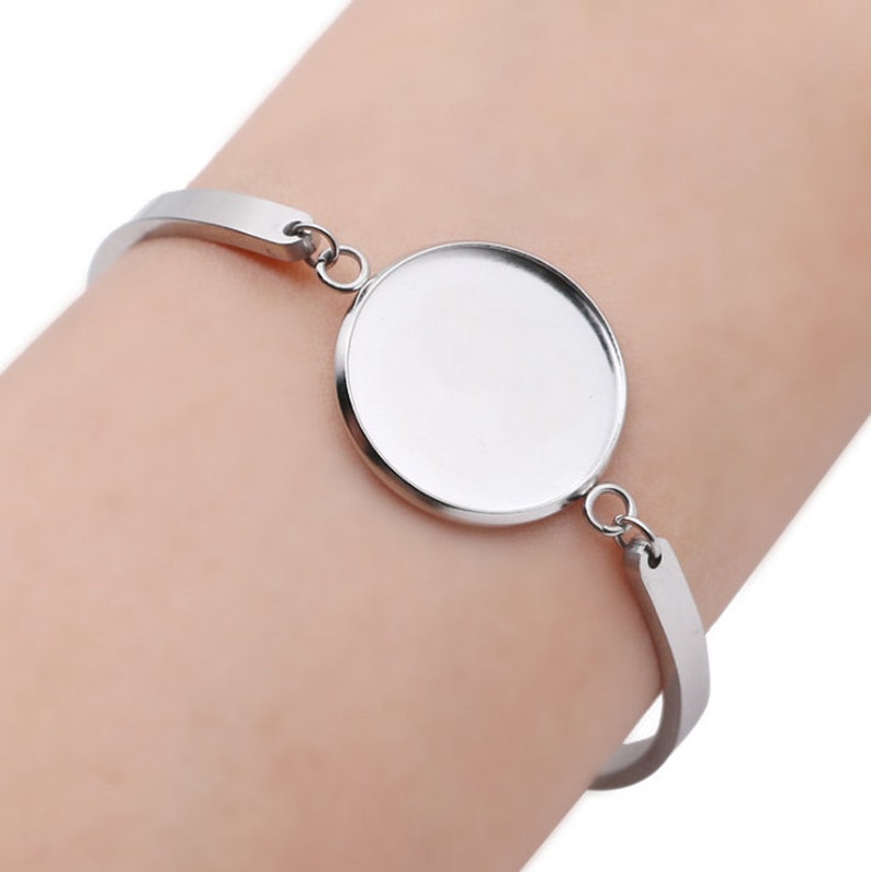 Stanless Steel Bangle Bracelets KitsDIY 20mm cuff bracelet Etsy