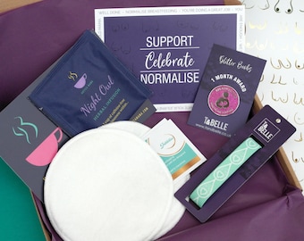 Mini Breastfeeding Milestone Gift Box With Choice of Enamel Pin & Feeding Clip