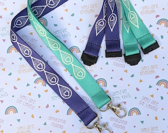 Breastfeeding Lanyard: Liquid Gold Droplet Design, Recycled Plastic
