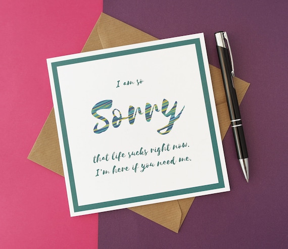 Life Sucks - Get Well & Sympathy Greeting Card Life Sucks - Get Well & Sympathy Greeting Card