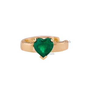 Brinco delicado de orelha Huggie esmeralda, ouro rosa maciço 14K/18K, esmeralda verde, piercing simples, brinco minimalista de orelha de concha para noiva, presente