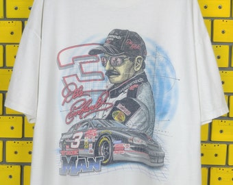 Vintage 90s Dale Earnhardt Nascar T-Shirt Auto Racing Daytona 500 Chase Authentics Merch Tee Size XL/XXL