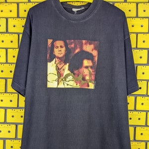 Vintage 1995 Simple Minds Tour T-Shirt Post Punk New Wave Synth Pop Arena Rock Scottish Band Merch Tee Size Long XL