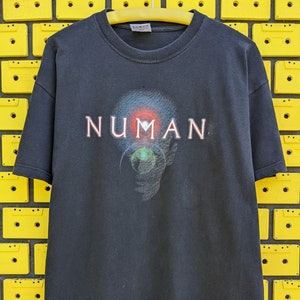 Vintage 2002 Gary Numan T-Shirt Synth Pop New Wave Electronic Industrial Rock Post Punk Singer Concert Tour Merch Tee Size L