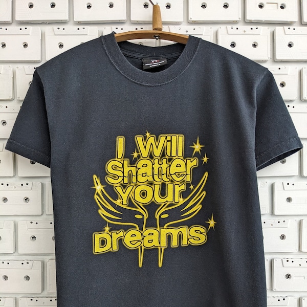 Vintage 00s WWF Goldust T-Shirt I Will Shatter You Dream Wrestling Merch Tee Size XS