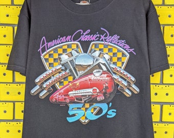 Vintage 1994 Harley Davidson T-shirt Chrome Fever Eighty Cubic 