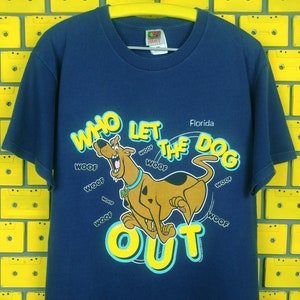 Vintage 2000 Scooby Doo T-Shirt Hanna Barbera Cartoon Characters American Animated TV Series Merch Tee Size L