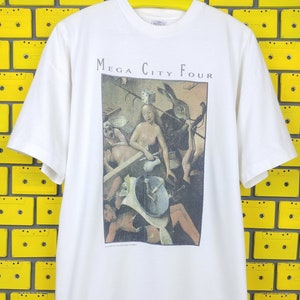 Vintage 1995 Blur Band T-Shirt Britpop Indie Rock Super Turbo Album Promo Tour Merch Tee Size M