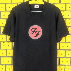 Vintage 2000 Foo Fighters T-Shirt Dave Grohl Alternative Rock Post Grunge Hard Rock Band Merch Tee Size M