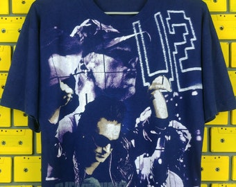 Vintage 90s U2 Achtung Zooropa Band T-shirt, XL - Etsy