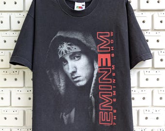 1990's EMINEM Vintage Original Hip-hop Rap Tee Concert Tour