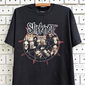 Vintage 2004 Slipknot T-Shirt Alternative Heavy Groove Nu Metal Band Merch Tee Size M