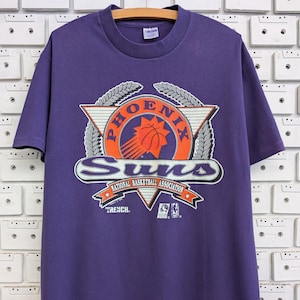 Vintage 1992 Phoenix Suns T-Shirt NBA Basketball Team Merch Trench Tee Size L