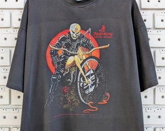 1980’s Daytona Bike week Vintage Skull Vintage Daytona Bike Week 1985 Men's T-shirt, L. - Etsy