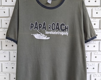 Vintage 2000 Papa Roach T Shirt (W 25.5 X L 29.5) - Etsy
