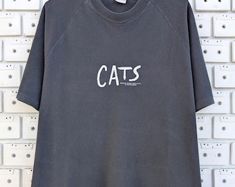 キャッツ　ミュージカル　Tシャツ　海外版 レディース 古着 90s USA製 CATS キャッツ ミュージカル グラフィック