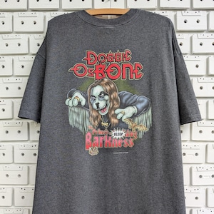 Maglietta vintage Big Dogs 2002, parodia di Doggie Osbone Ozzy, taglia XXL