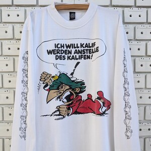 Koszulka Vintage 1997 Iznogoud Goscinny Tabary French Comics Series Cartoon Character Merch Tee Rozmiar XL