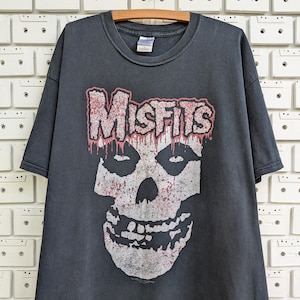 Vintage 2004 Misfits T-shirt Crimson Ghost Graphic Horror Punk