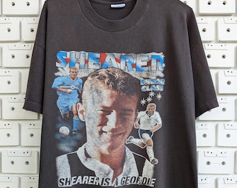 Koszulka z lat 90. z Alana Shearera, Newcastle United FC Anglia, rozmiar M/L