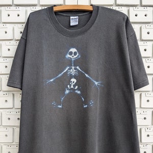 Vintage Tweety Sylvester T-shirt jaren '00 X-Ray Skeleton Cartoon Merch T-shirt maat XL