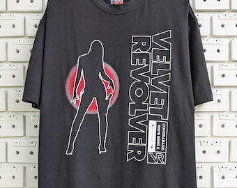 懸賞当選品 Velvet Revolver Contraband Tシャツ L Velvet Revolver T-Shirt | Contraband Logo Velvet Revolver Shirt