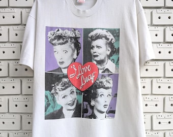 Vintage 1992 I Love Lucy T-shirt Lucille Ball American TV Show