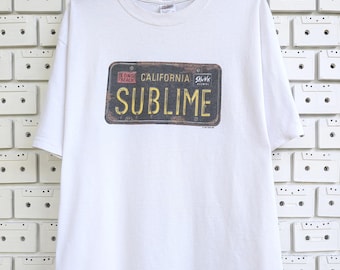 Vintage SUBLIME Second Hand Smoke XL T Shirt 1990's TULTEX - Etsy