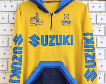 Vintage Team Suzuki Winbreaker Motorcycle Japan Brand Jacket - Etsy