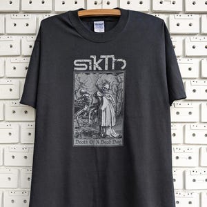 Camiseta vintage de Sikth de 2006, Death Of The Dead Day, Mathcore, banda de metal progresivo, merchandising, talla M