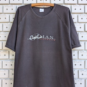 Vintage 00s Hitman Contracts T-Shirt Agent 47 Video Computer Game Promo Merch Heavy Ringer Tee Size XL