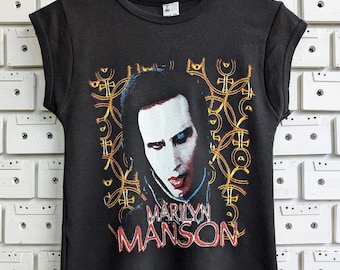 MARILYN MANSON 2007 Tour T-shirt Size Medium. - Etsy