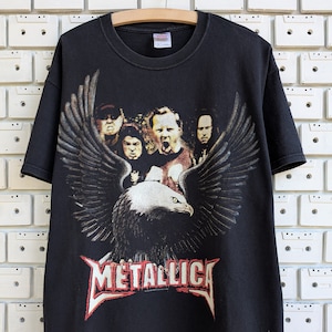Vintage 2003 Metallica T-shirt Thrash Heavy Speed Metal Hard Rock Band Merch T-shirt Maat XL