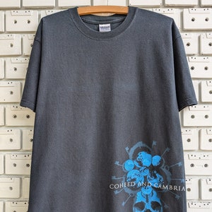 Koszulka Vintage 00s Coheed And Cambria Progressive Metal Post Hardcore Alternative Rock Band Merch Tee Rozmiar M