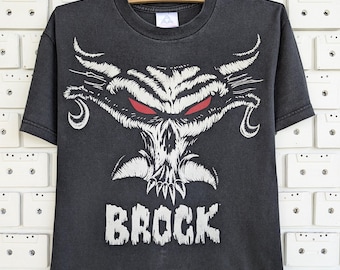 ⁠【激レア】WWE ブロックレスナー 2002年 Tシャツ L プロレス 古着⁠ WWE WWF メンズ 半袖 5 フューリー ブロック・レスナー グラフィック T