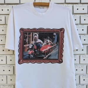 Vintage 1994 Wallace and Gromit T-Shirt British Claymation Cartoon Comedy Adventure Film Merch Tee Size M/L