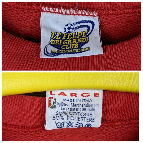 Vintage 90s Ac Milan Fc Sweatshirt Rossoneri Italian Football Etsy