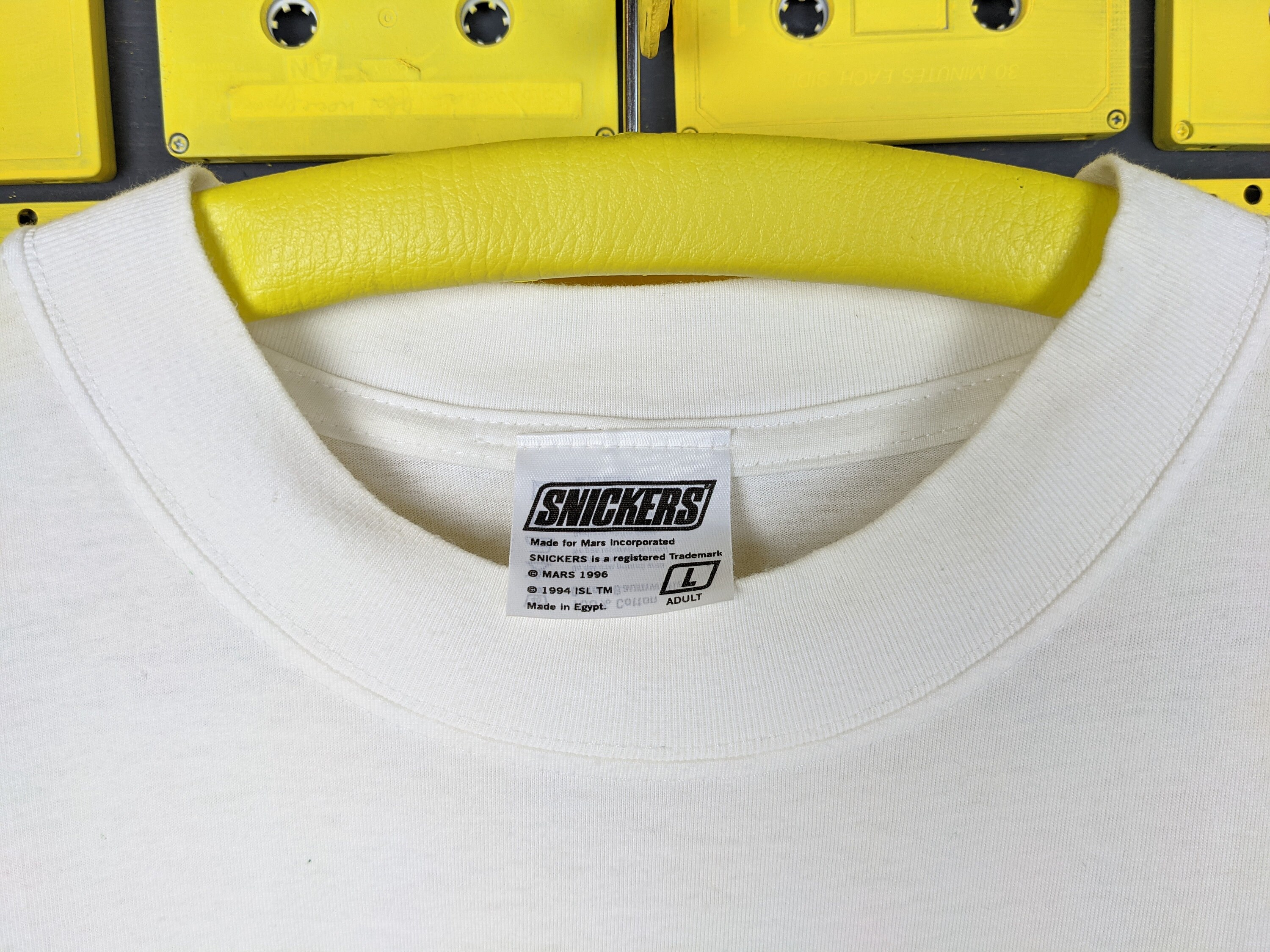 ヴィンテージ 90 年代 スニッカーズ サッカー T シャツ フランス 1998