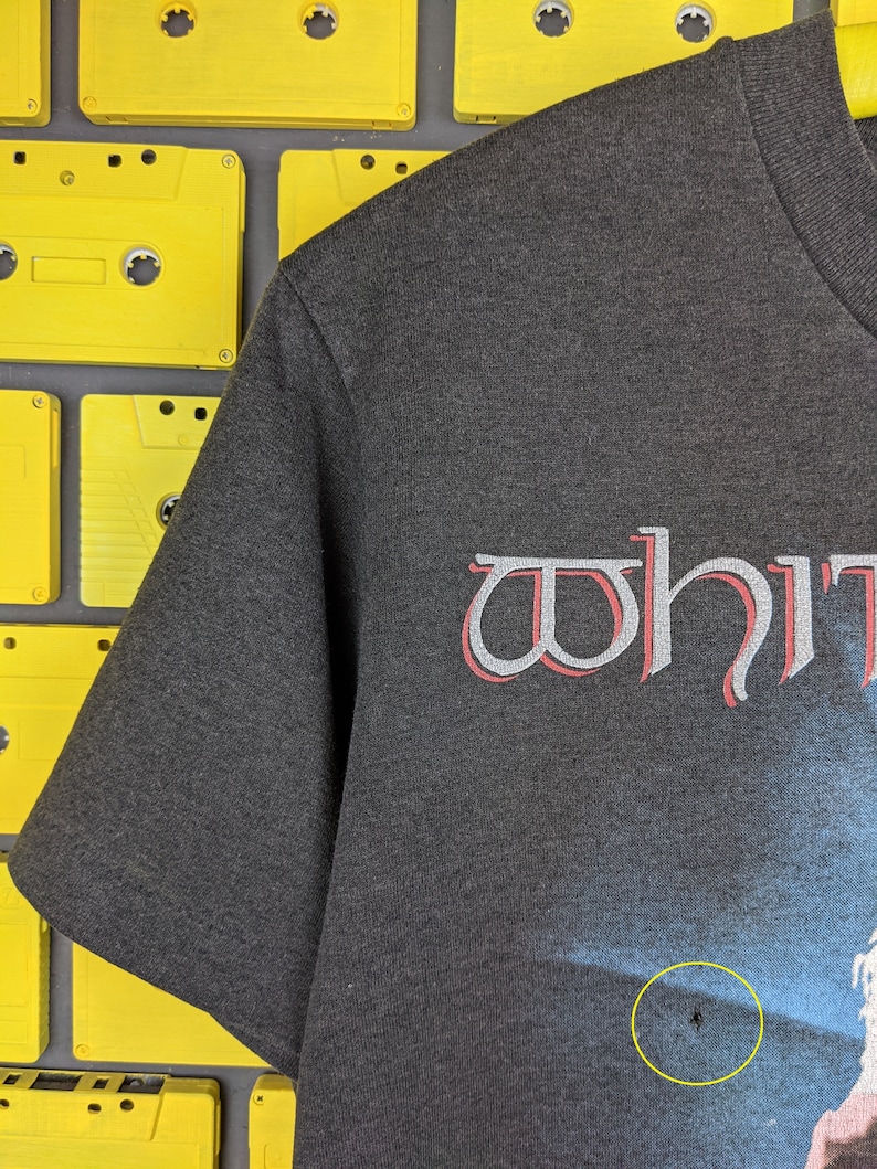 Vintage 1987 Whitesnake Band Tour Tshirt David Coverdale Hard Etsy