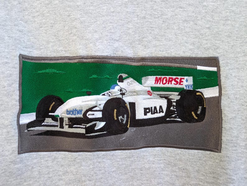 Vintage 1998 F1 Tyrrell Racing Sweatshirt Formula One Embroidered ...