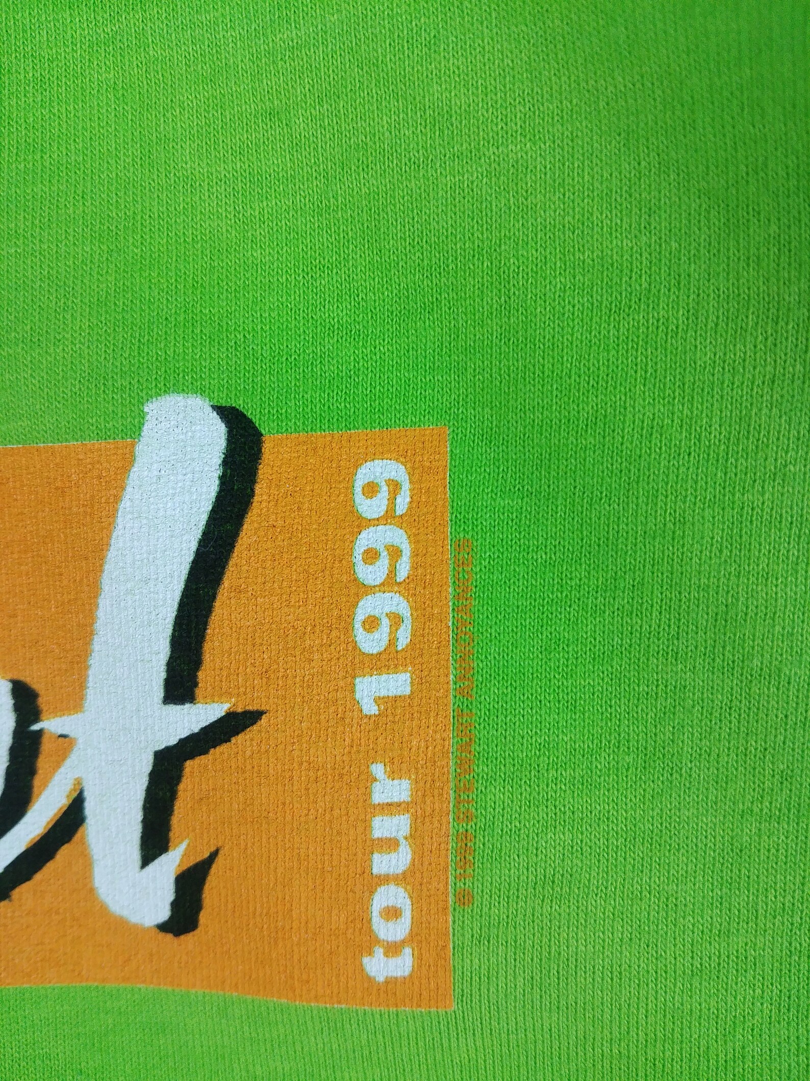 T-Shirt Rod Stewart - Coton Lourd - Impression Recto - Taille Unique Adulte - Neuf Avec Étiquette