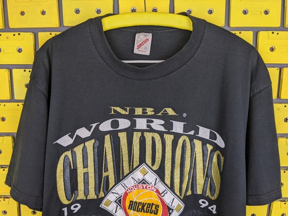 Vintage NBA (True Fan) - Houston Rockets, World Champions T-Shirt 1994  X-Large – Vintage Club Clothing