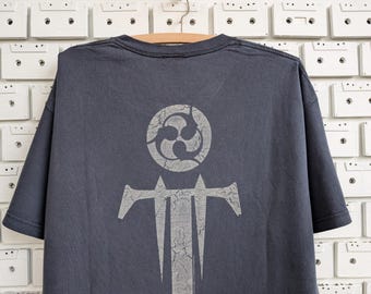 00s y2k TRIVIUM トリビアム 将軍 Tシャツ Lサイズ 黒 Vintage 2006 Trivium Cropped T-shirt Heavy Thrash Progressive