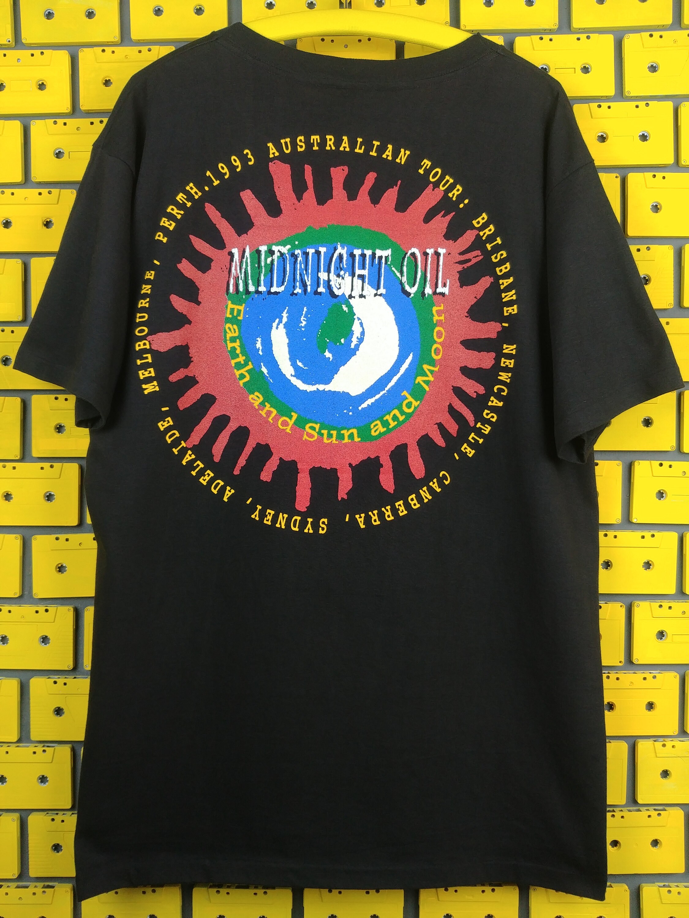 Midnight Oil Tシャツ XL Amazon.com: Men's Women's Shirt Midnight Oil Colour T-Shirt