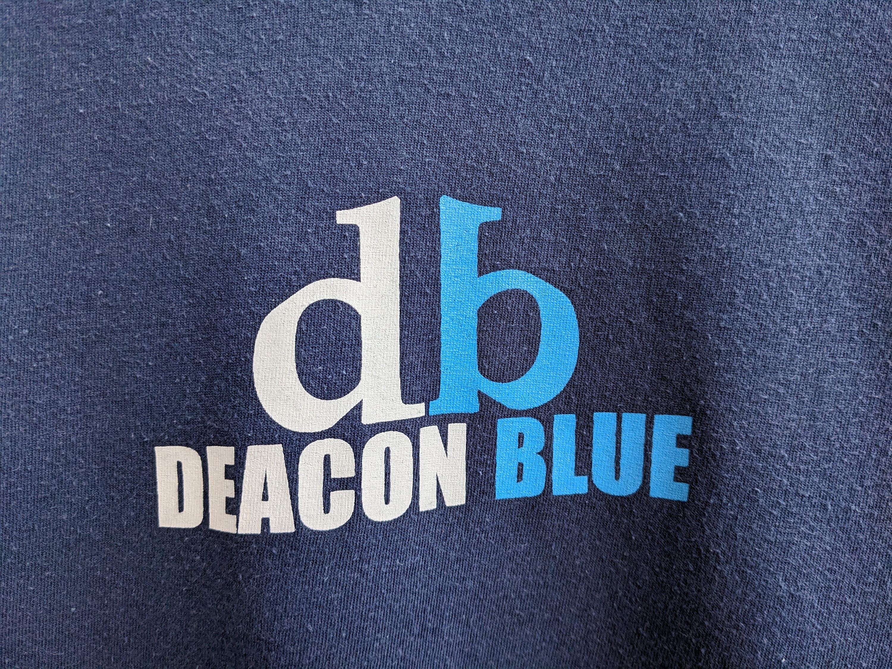 Vintage 90s Deacon Blue T-shirt Scottish Contemporary Pop Rock 