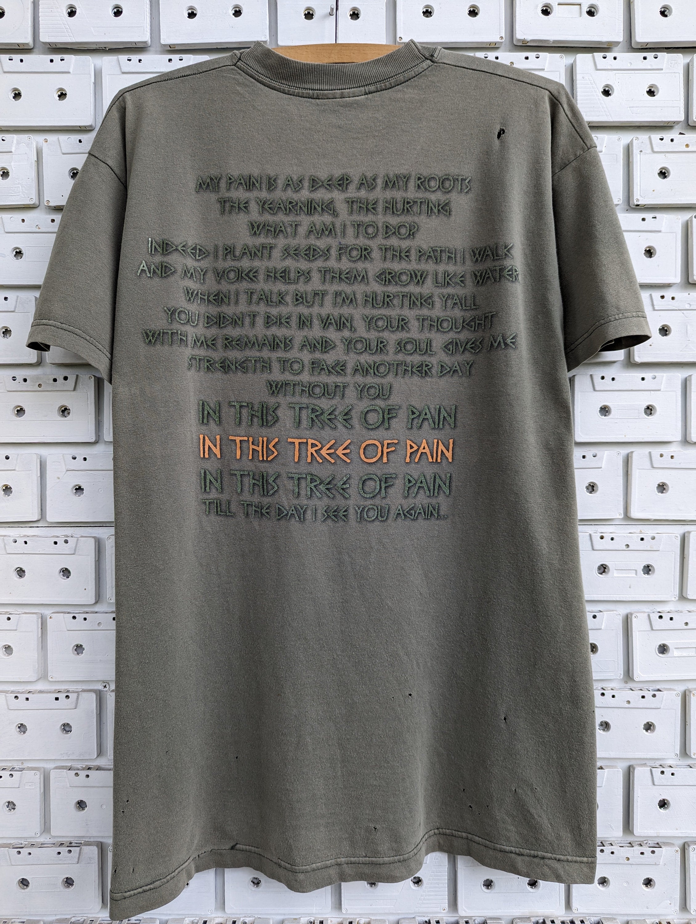Vintage 2002 Soulfly T-shirt Tree of Pain Groove Thrash Death Nu