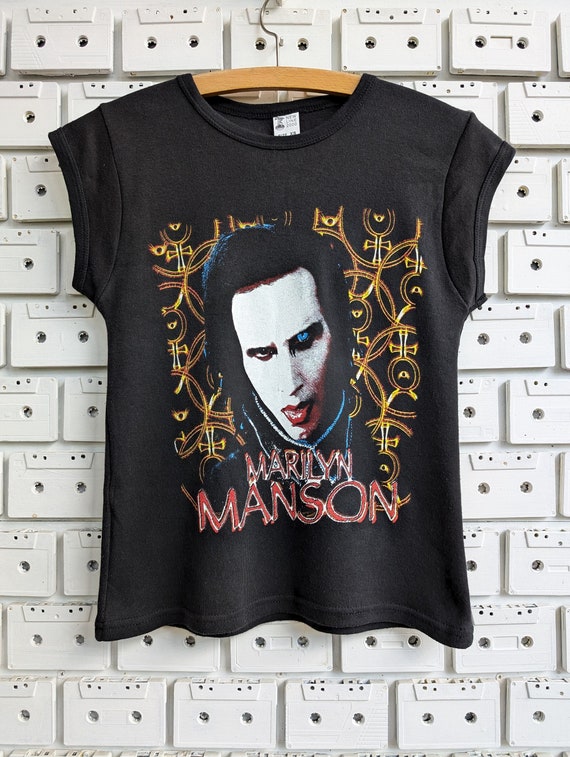 VINTAGE 00s MARILYN MANSON Tシャツ ビッグサイズ 00年代 Marilyn