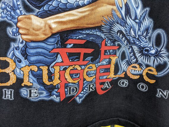 ヴィンテージ 00年代初期 ブルース・リー ザ・ドラゴン Tシャツ 香港 