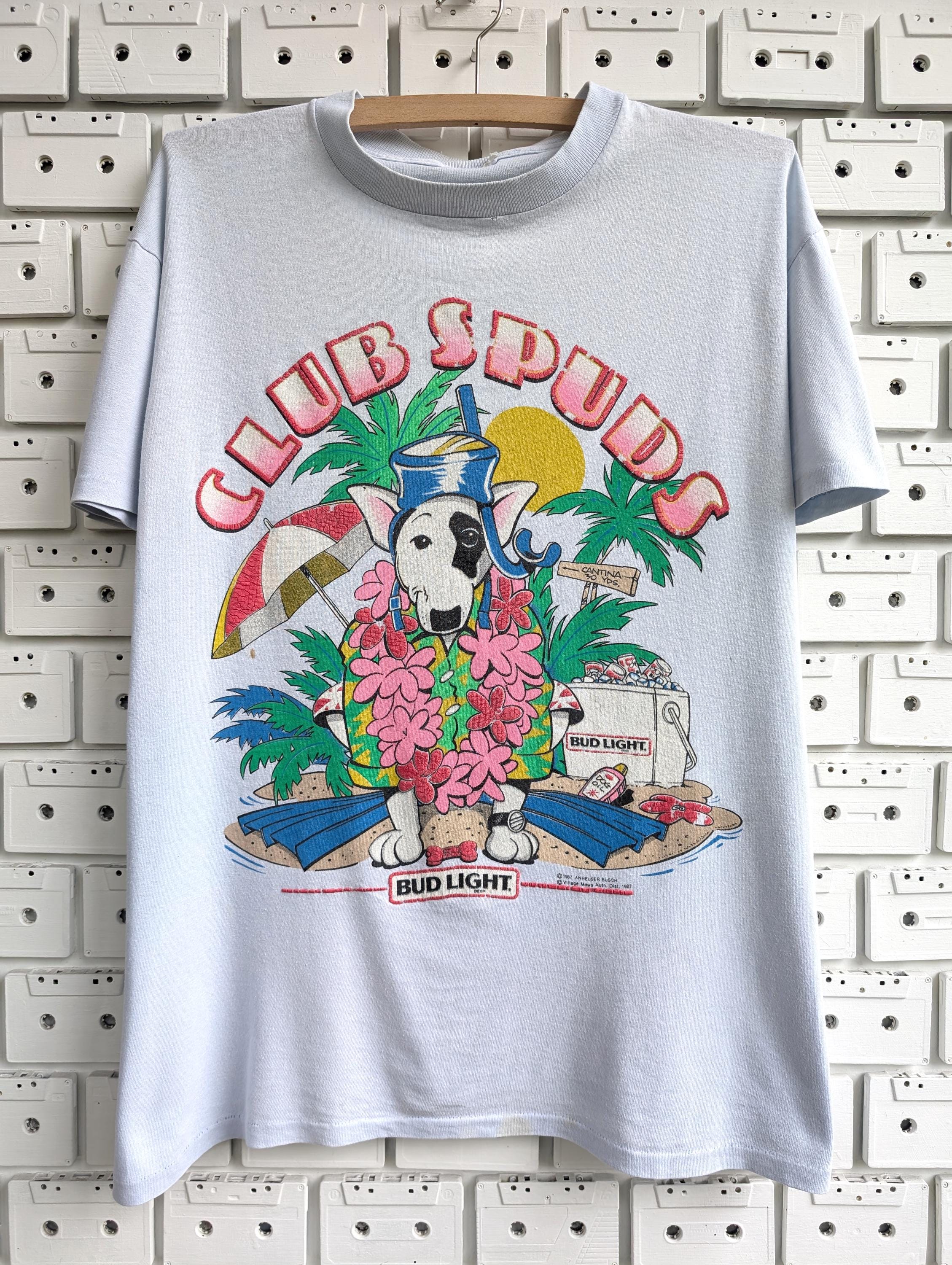 1987年製ヴィンテージ スパッドス マッケンジー Tシャツ バドライト