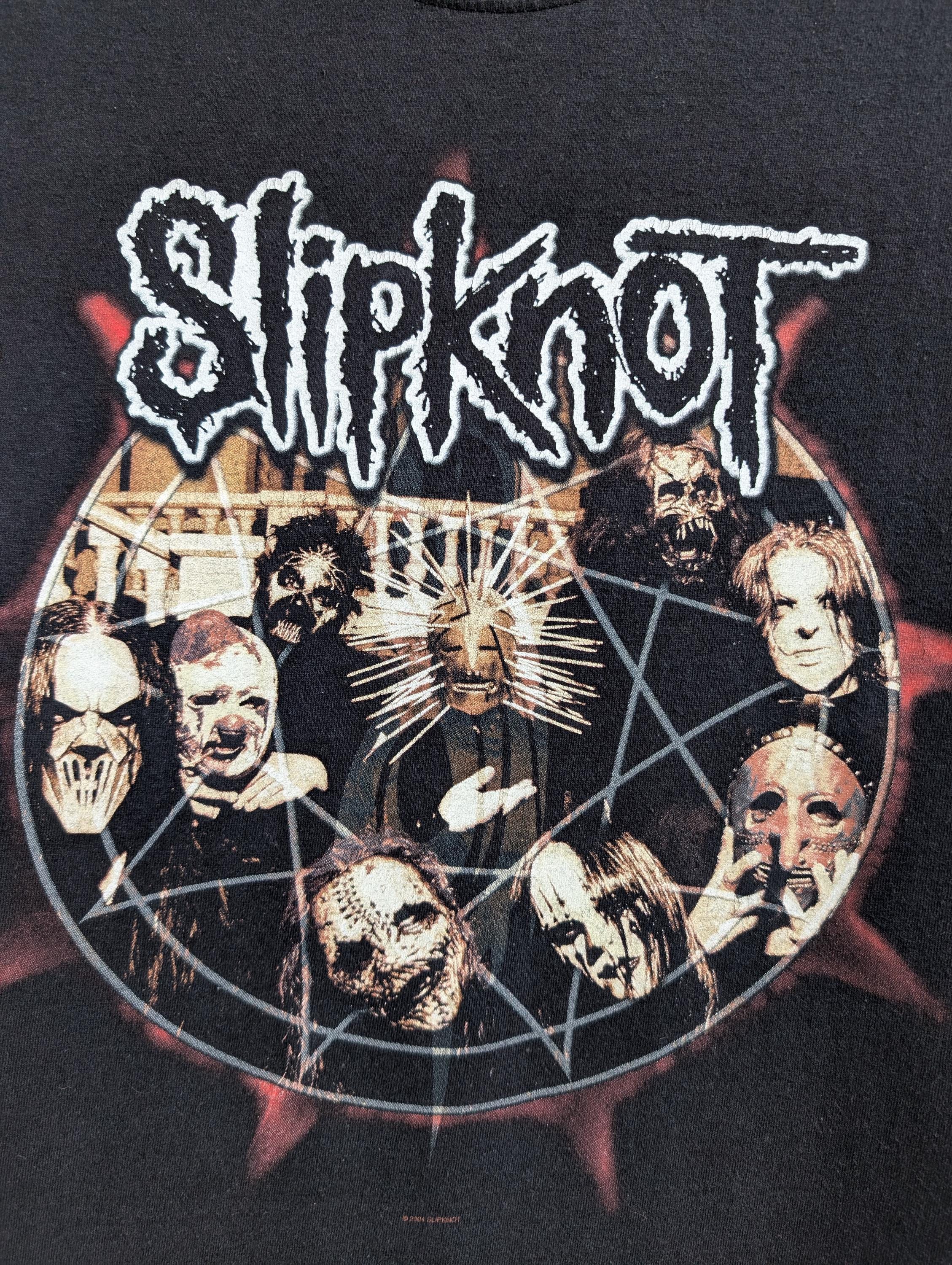 Vintage 2004 Slipknot T-shirt Alternative Heavy Groove Nu Metal